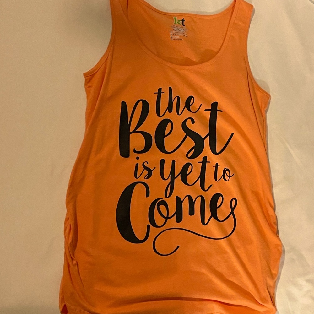 Maternity Tank Top “The best is yet to come”